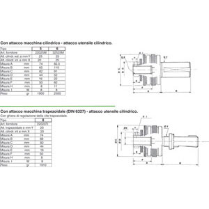 1559GA - MANDRINI FLOTTANTI - Prod. SCU - Orig. SMP